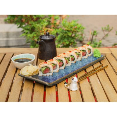 Рол з тунцем в кунжуті Кімчі