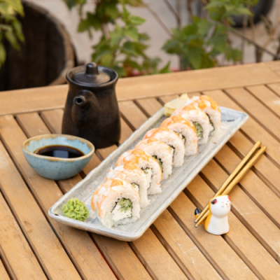 Philadelphia with shrimp